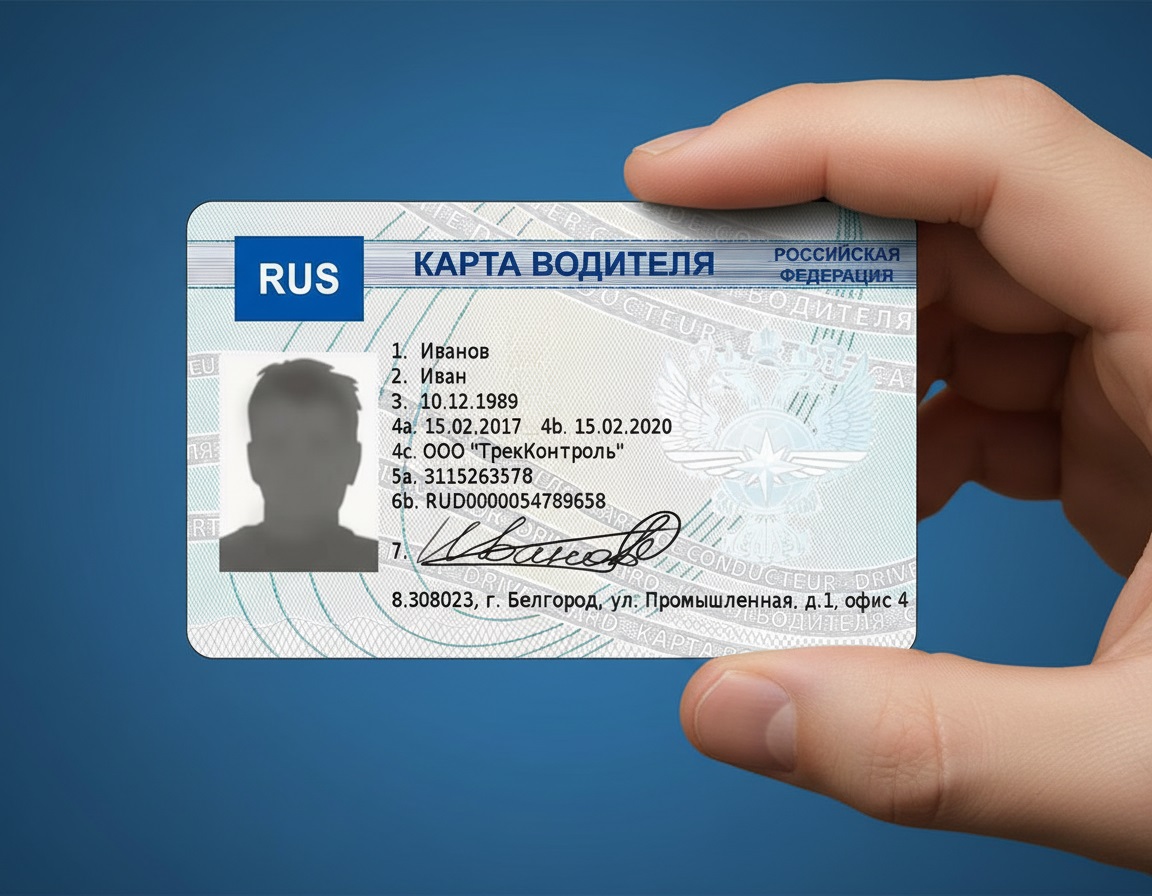 Карта водителя ЕСТР в Брянске